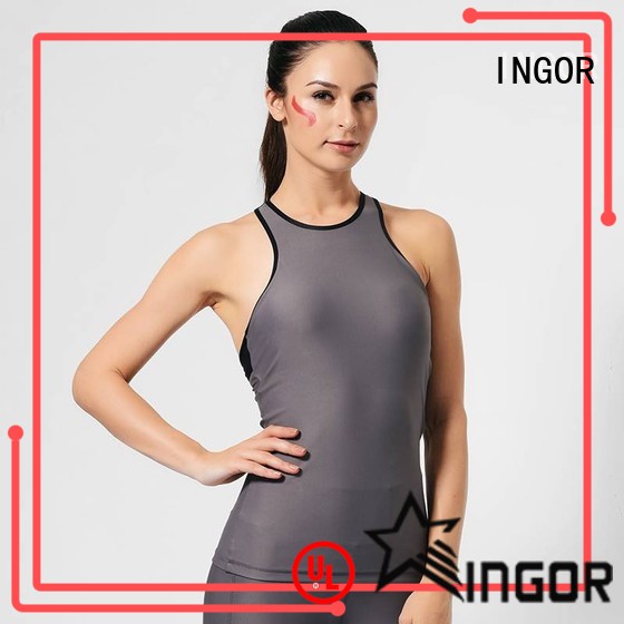 INGOR summer tank tops for women with racerback design for yoga