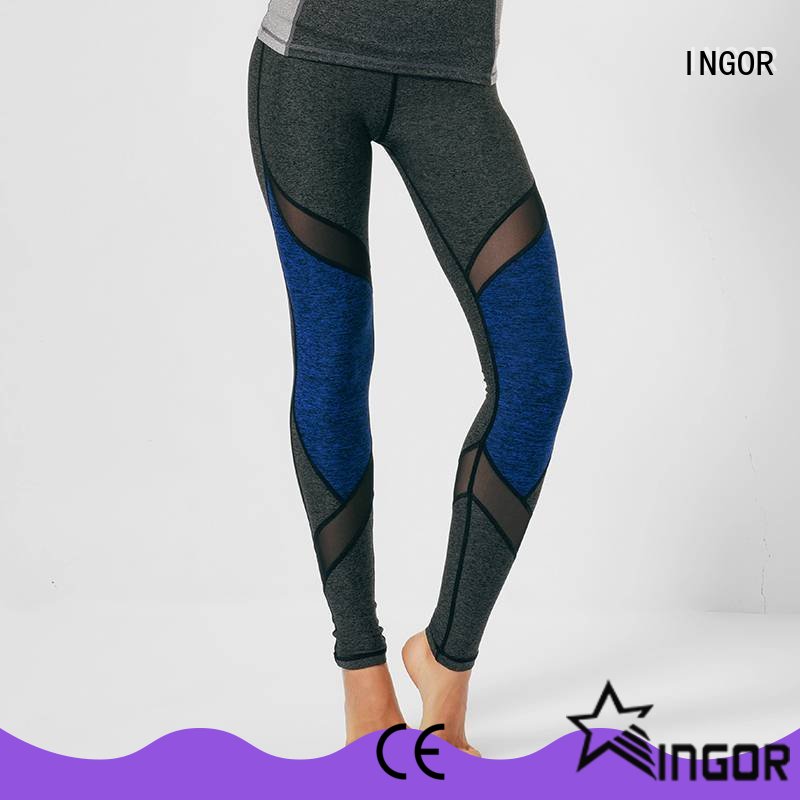 Ingor Capri Tie Yoga Leggings mit vier Nadeln sechs Threads im Fitnessstudio