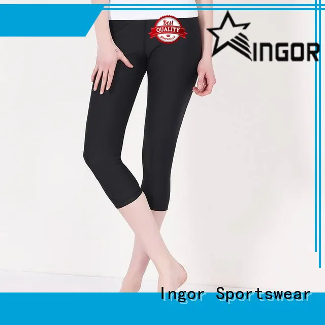 INGOR mesh black and white yoga leggings on sale at the gym