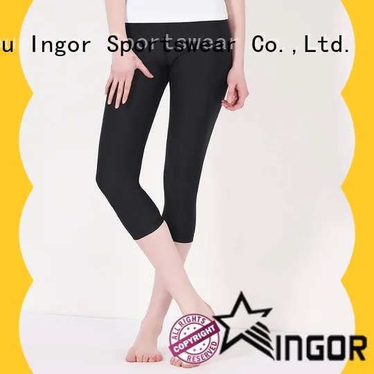 INGOR tight yoga pants with four needles six threads