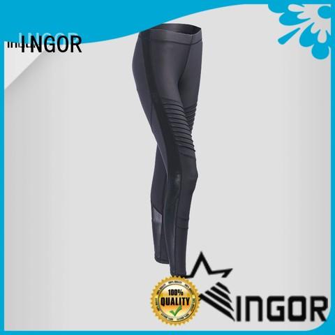 INGOR fitness yoga capris with four needles six threads for girls