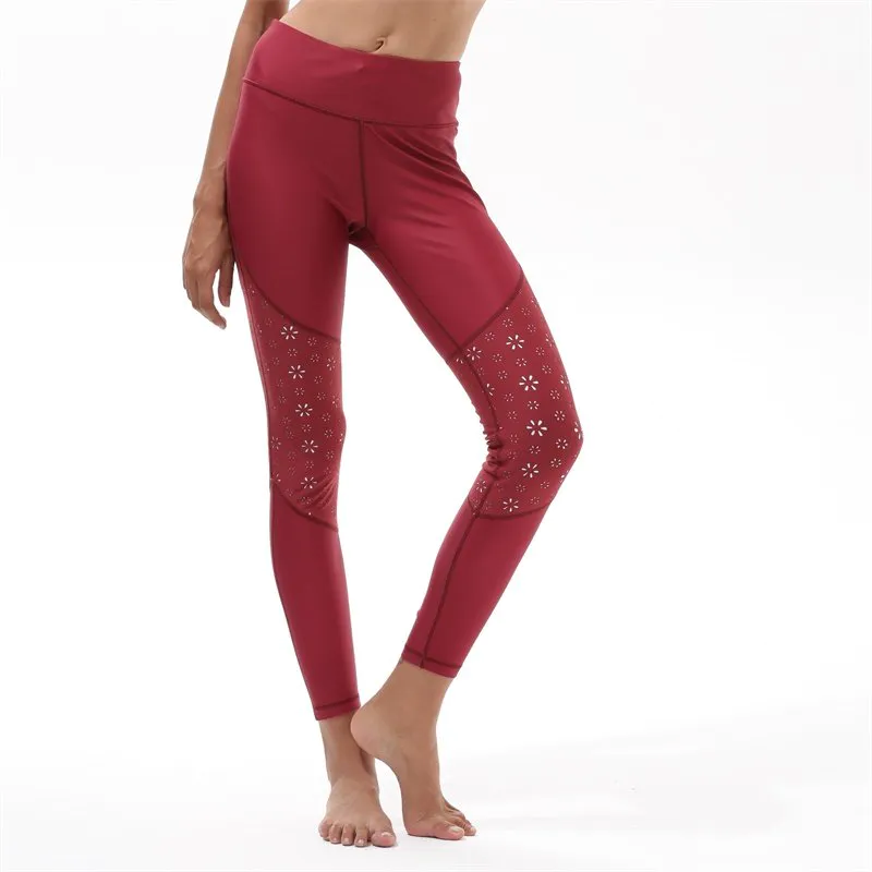 Pantalon de Yoga à Taille Haute Élevée Pour Femmes Y1921P22