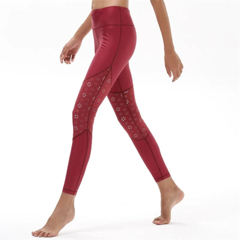 Pantalon de Yoga à Taille Haute Élevée Pour Femmes Y1921P22