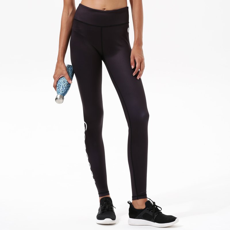 Ejercicio de yoga Negro Leggings de Cintura Alta Y1921P14