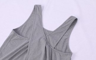 soft crop tank with racerback design for ladies-5