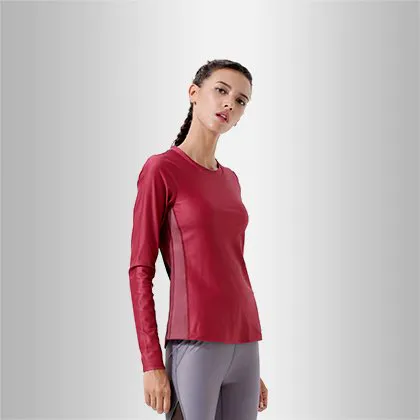 Frauen kundenspezifische T-Shirts Design Sportarten Sweatshirt Y1921F02