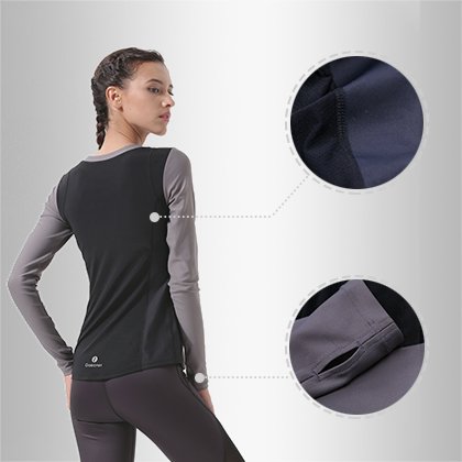 Langarm Damen Sport Sweatshirts Y1921F02