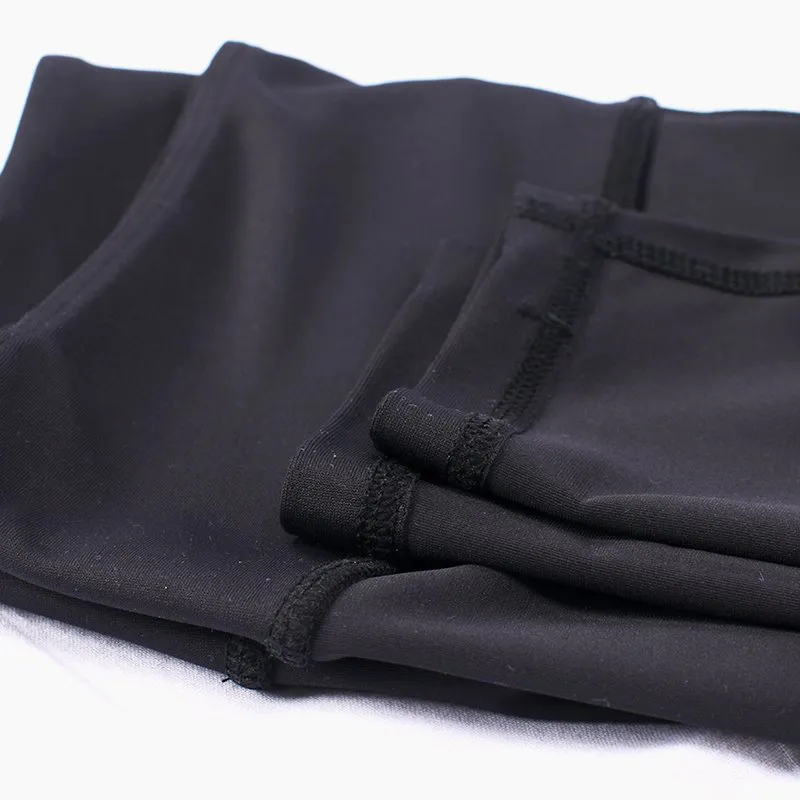 Alta Cintura para mujer MEJOR MEJOR Black Spandex Yoga Leggings Pantalones JK11P011