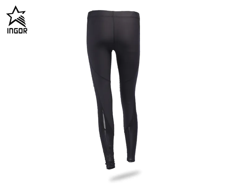 womens sport tights with mesh material JK11P021