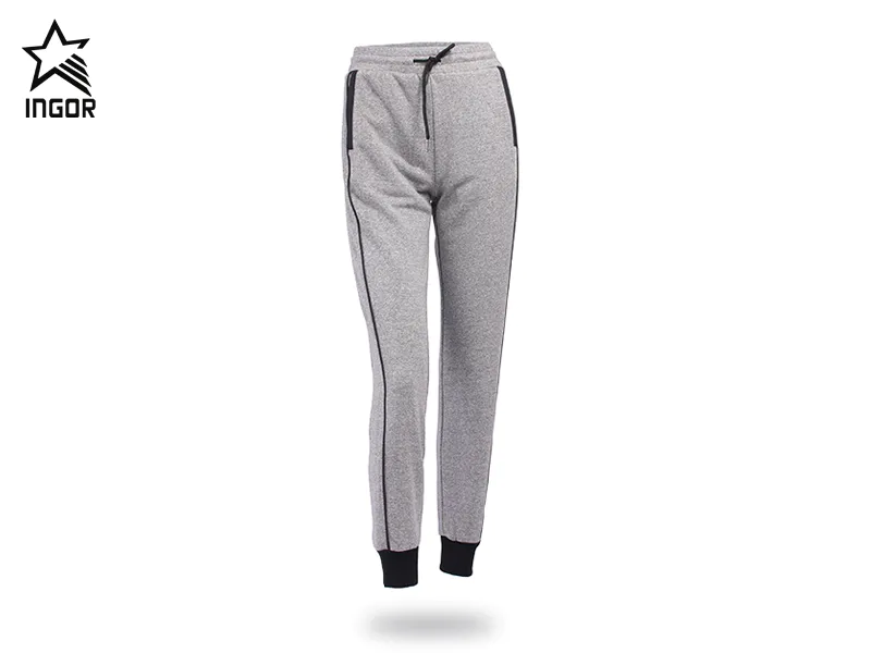 Yoga Capri Hosen mit Taschen ist ein sich verjüngender Schlauch JK11p014