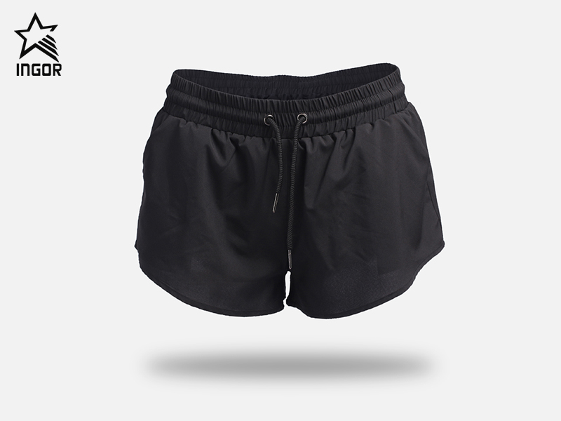 pantalones cortos para correr con lazo en la cintura elástica JK11D001