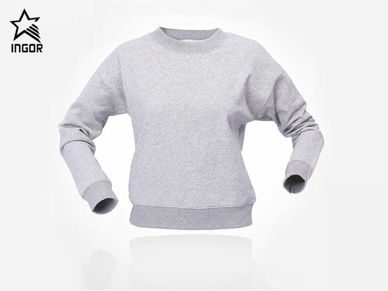 Crew-Nacken-Sweatshirt-Äß für Baumwollgewebe JK21H001