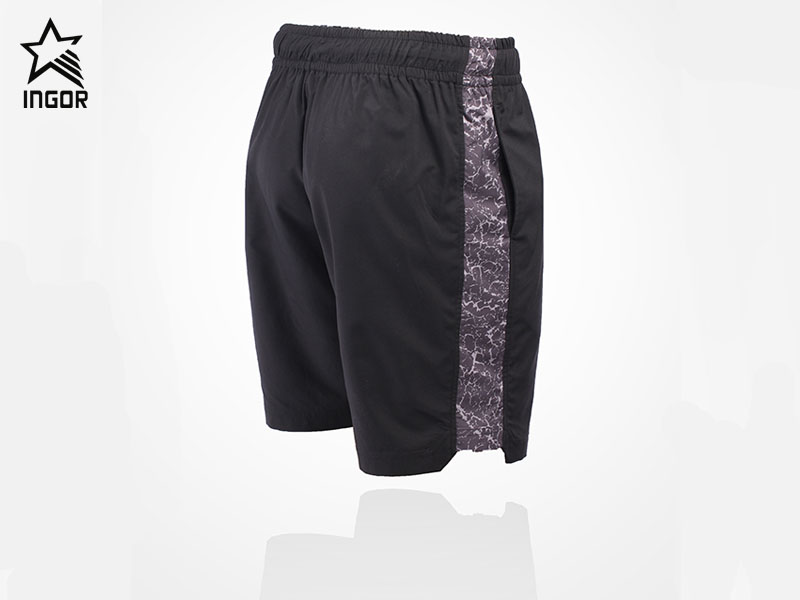 pantalones cortos para correr con cintura elástica con cordones JK12D009