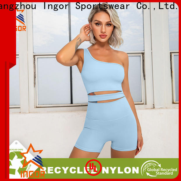 INGOR sexy recycled fabric manufacturers to enhance the capacity of sports for ladies
