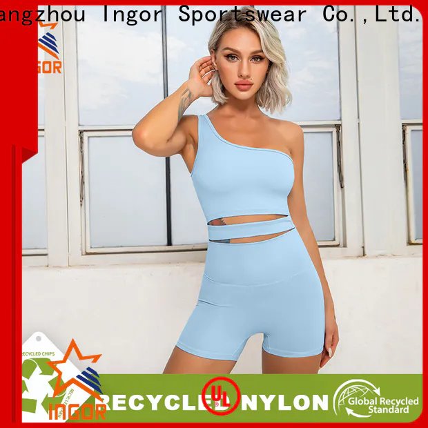 INGOR sexy recycled fabric manufacturers to enhance the capacity of sports for ladies