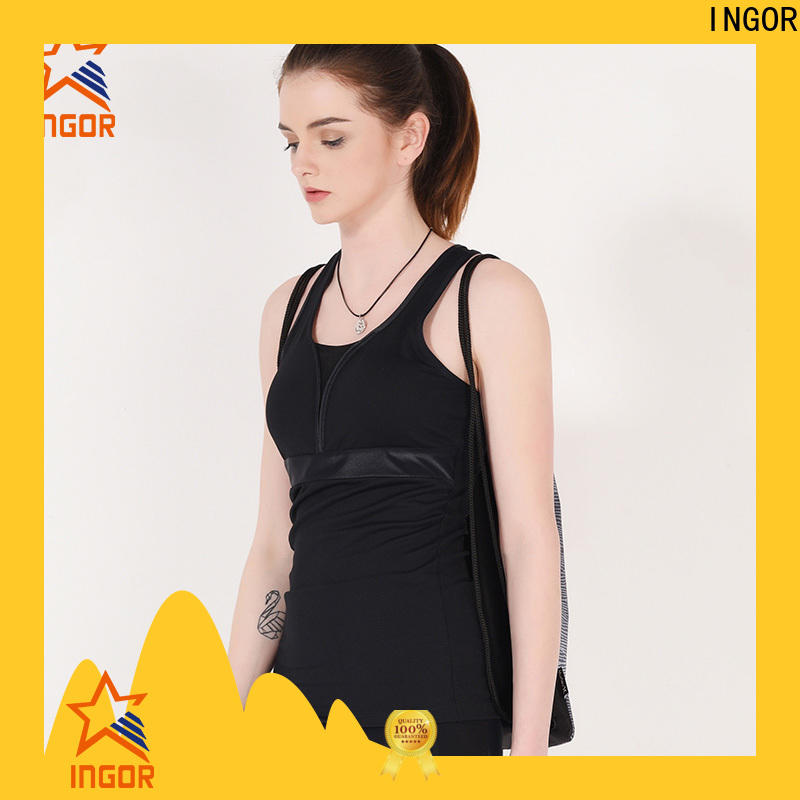 INGOR personalized yoga tops with racerback design for sport