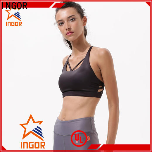 INGOR yoga custom sports bra wholesale with high quality for women