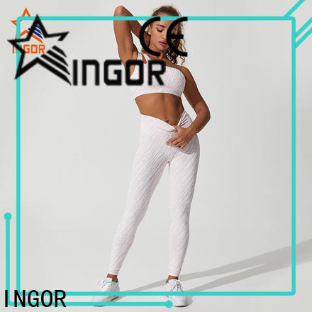 INGOR organic cotton yoga wear overseas market for gym