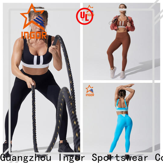 INGOR fashion comfortable yoga clothes bulk production for ladies