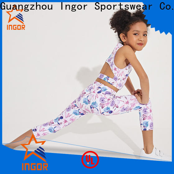 INGOR exercise pants for kids type at the gym
