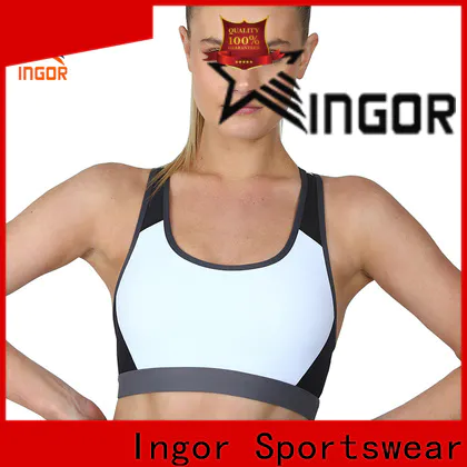 INGOR white bulk sports bras to enhance the capacity of sports at the gym