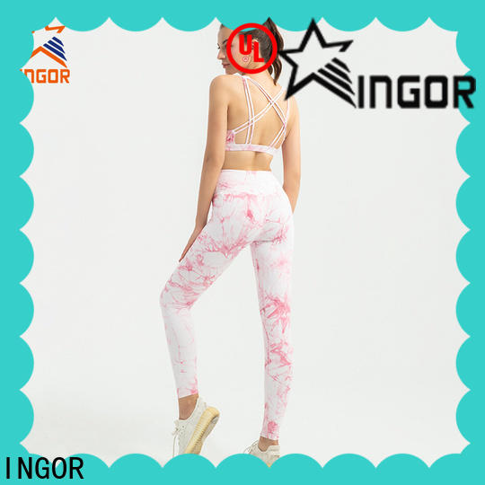 INGOR custom womens yoga outfits marketing for gym