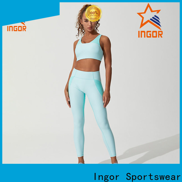 INGOR fashion luxury yoga wear bulk production for sport