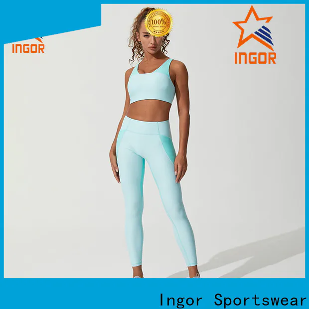 INGOR fashion luxury yoga wear bulk production for sport