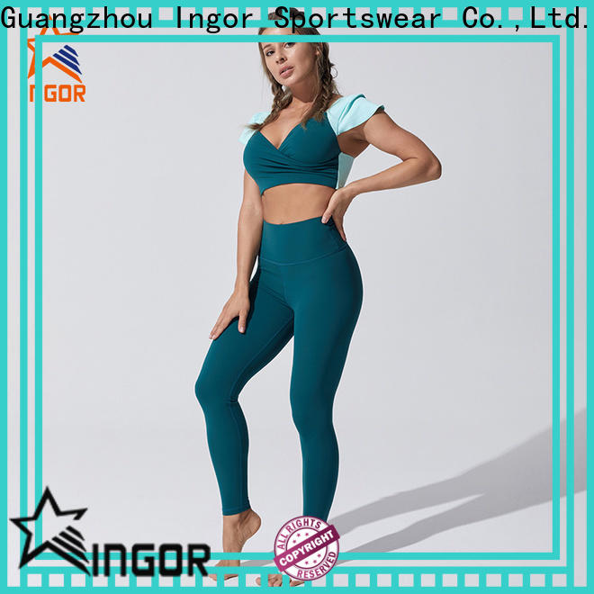 INGOR personalized yoga wear sale bulk production for ladies