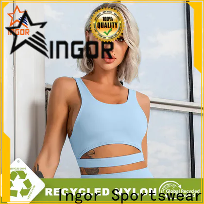 INGOR breathable recycled material clothing to enhance the capacity of sports at the gym
