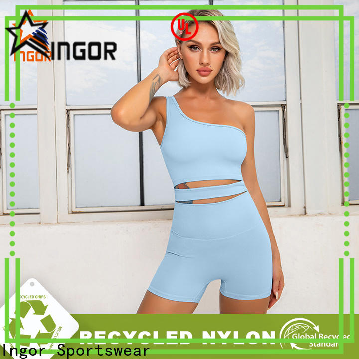 INGOR recycled material fabric to enhance the capacity of sports for women