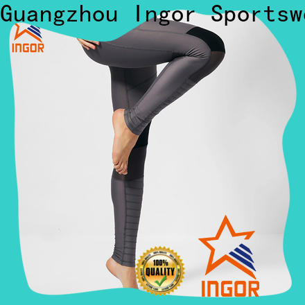 INGOR floral woman black yoga pants on sale