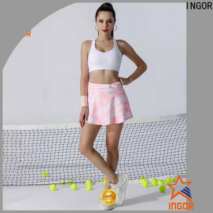 INGOR soft woman tennis shorts supplier at the gym