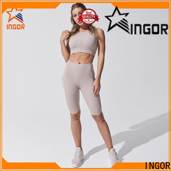 INGOR summer yoga clothes factory price for ladies