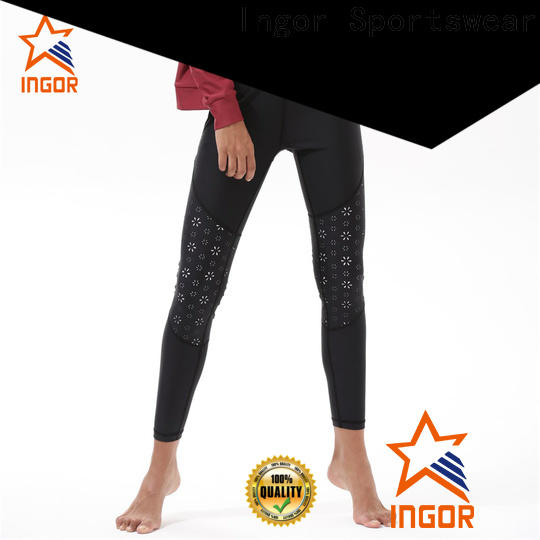 INGOR woman black yoga pants on sale for sport