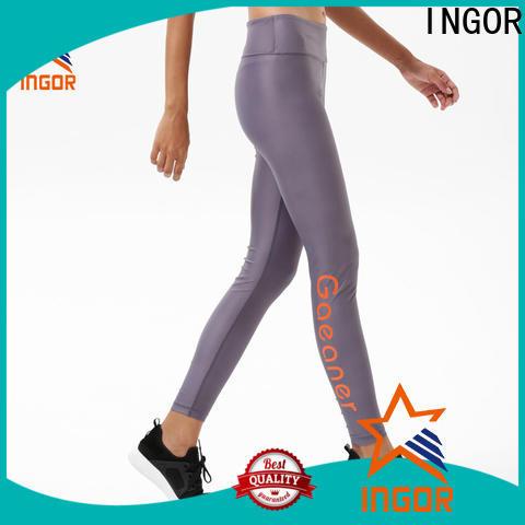 INGOR women yoga pants for curvy women with four needles six threads for women