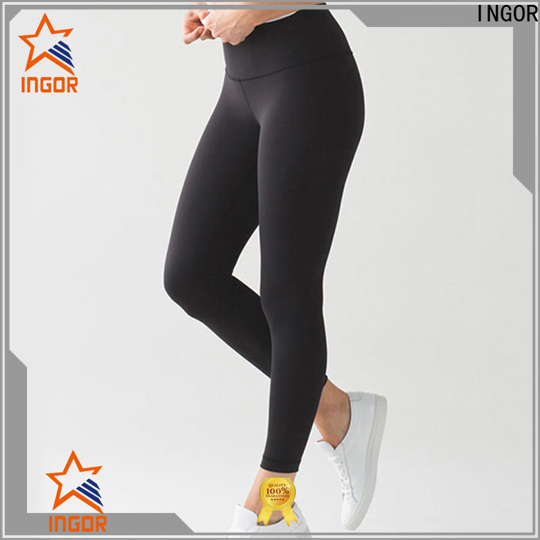 INGOR waist ladies yoga pants with high quality