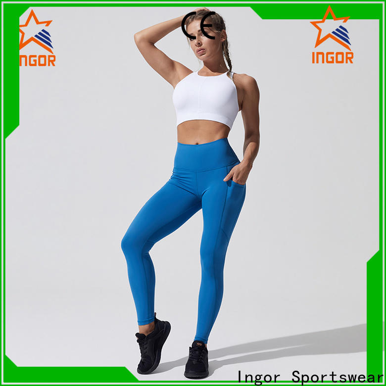 INGOR stylish yoga outfits for manufacturer for sport