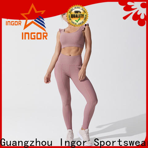 INGOR organic cotton yoga wear bulk production for women