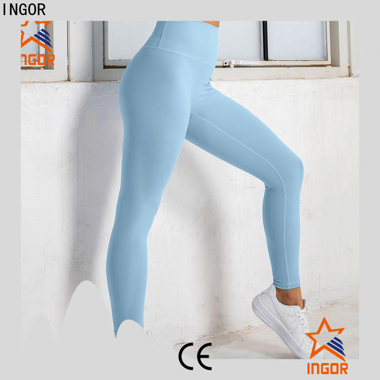 INGOR woman stretching in yoga pants with high quality for ladies
