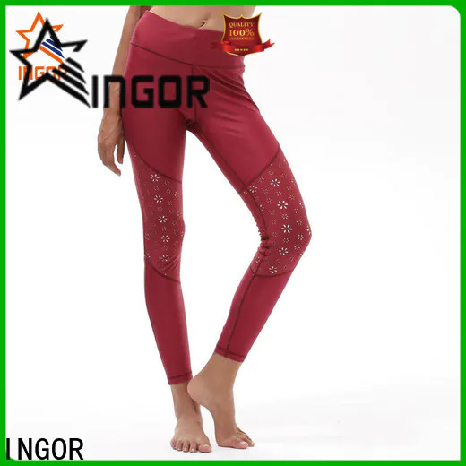 INGOR durability fit women yoga pants with high quality at the gym