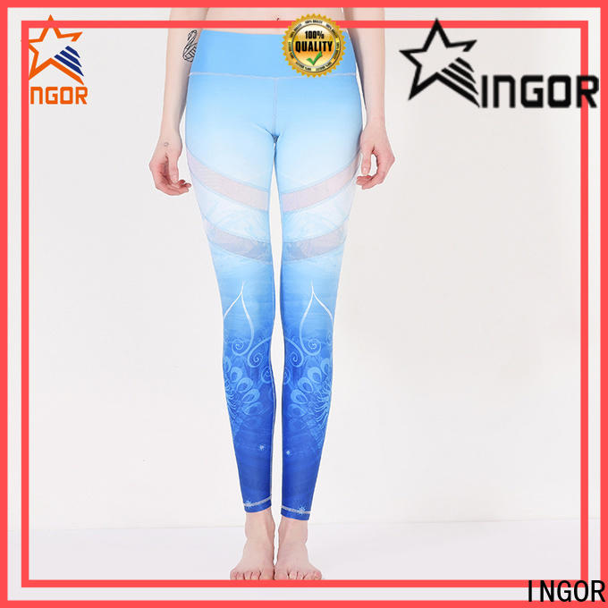 INGOR fitness top rated womens yoga pants with high quality at the gym