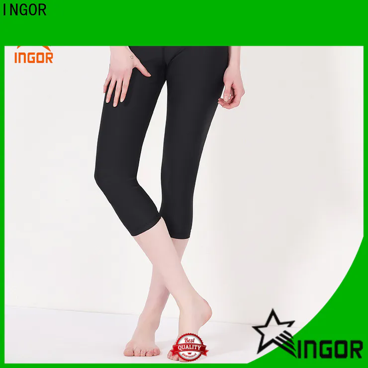 INGOR fitness women's skin tight yoga pants with high quality at the gym