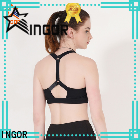 INGOR fashion crop top sports bra to enhance the capacity of sports for girls