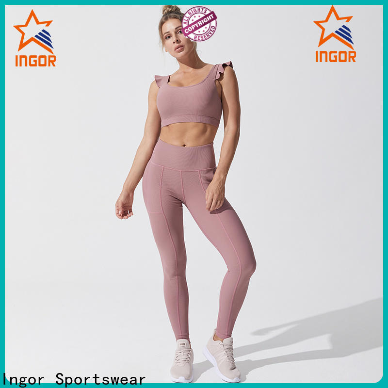 INGOR fashion yoga athletic wear for manufacturer for gym