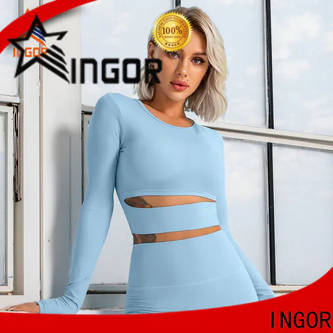 INGOR blank yoga tops on sale for sport