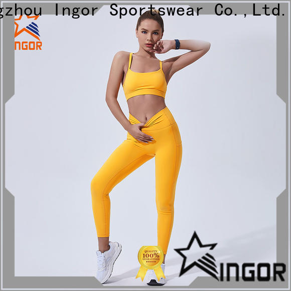 INGOR custom luxury yoga wear overseas market for gym