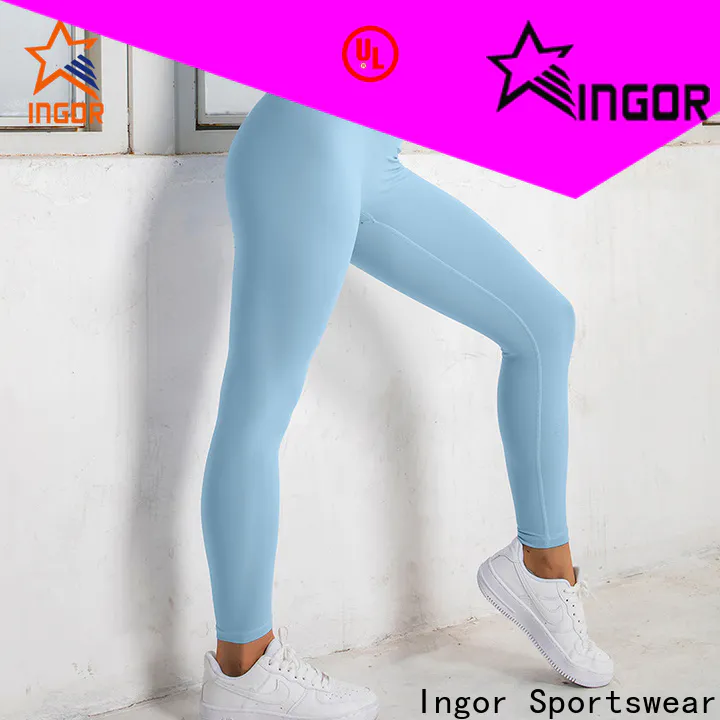 INGOR tights yoga capris with four needles six threads for ladies