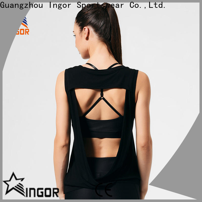 INGOR spandex yoga tops with high quality for sport