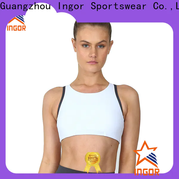 soft white sports bra wireless to enhance the capacity of sports at the gym